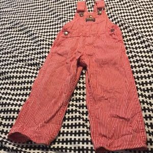 Oshkosh railroad strip overalls